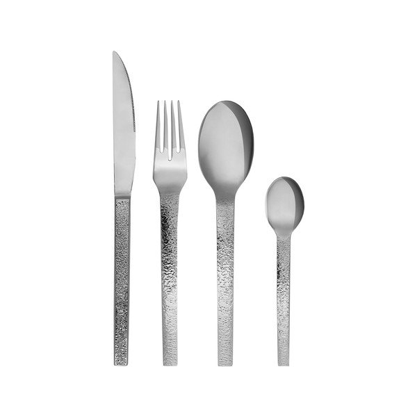 Tacâmuri argintii din oțel inoxidabil 16 buc. Mano – Hübsch