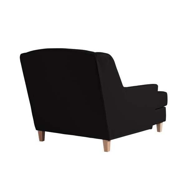 Șezlong din imitație de piele Max Winzer Judith, negru-image-4