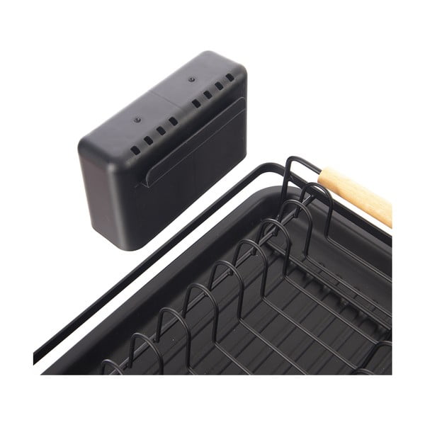 Scurgător de vase negru din metal 43x23,5 cm Radka – Orion-image-4