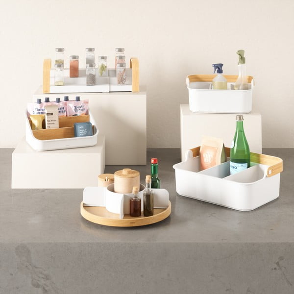 Organizator de baie alb din plastic Bellwood – Umbra-image-3