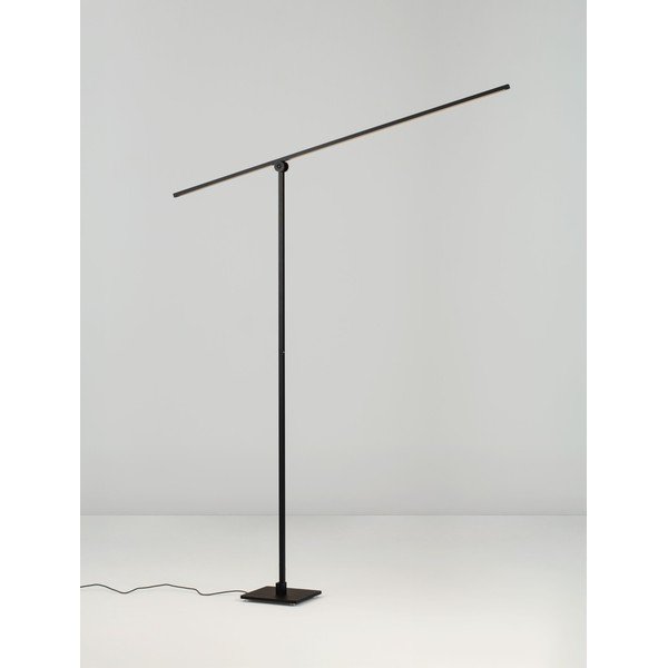 Lampadar negru mat LED cu structură flexibilă/cu intensitate reglabilă din metal (înălțime 144 cm) Tenso – Nova Luce-image-3