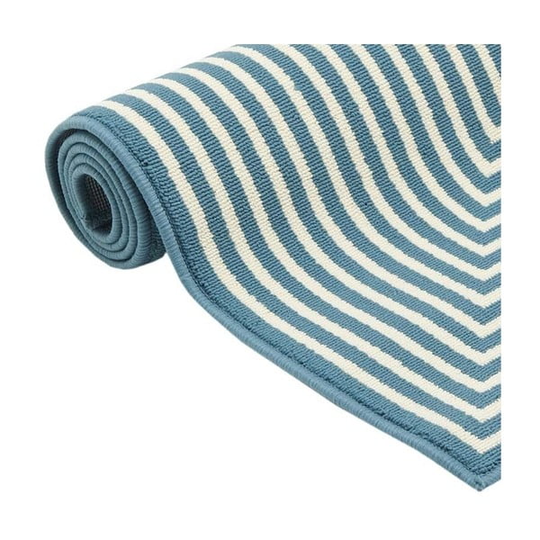 Covor pentru exterior Floorita Braid, 133 x 190 cm, albastru-image-2