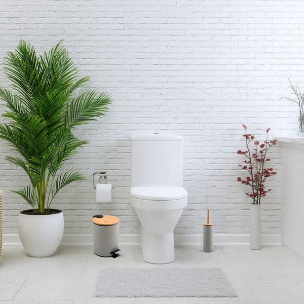 Coș de gunoi taupe cu pedală din oțel 3 l   Adonis – Spirella-image-1