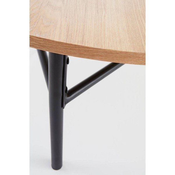 Măsuță de cafea în culoare naturală rotundă din metal ø 100 cm Valley – Jotex-image-3