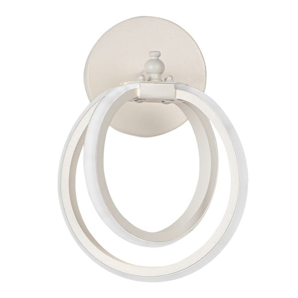 Aplică de perete albă LED din metal Sezen – Squid Lighting