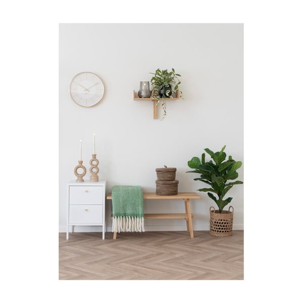 Pătură verde din amestesc de lână 130x170 cm Carmel – House Nordic-image-2