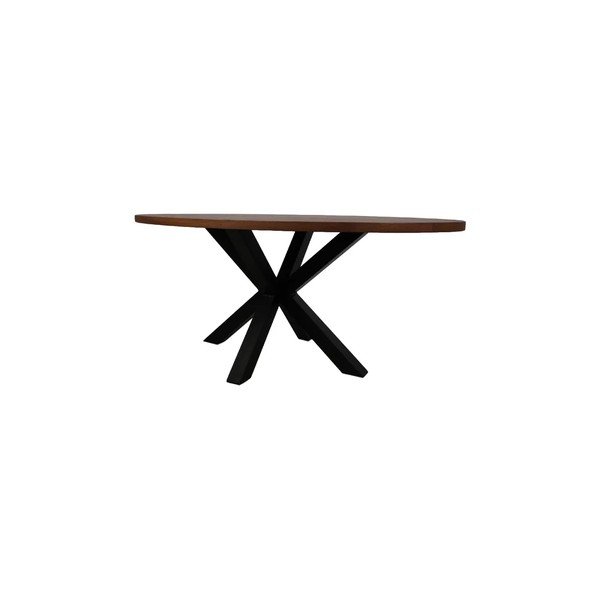 Blat oval din lemn de mango HMS collection, 180 x 100 cm-image-2