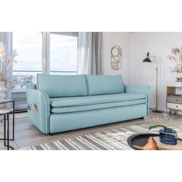 Canapea extensibilă Miuform Charming Charlie, albastru deschis-image-4