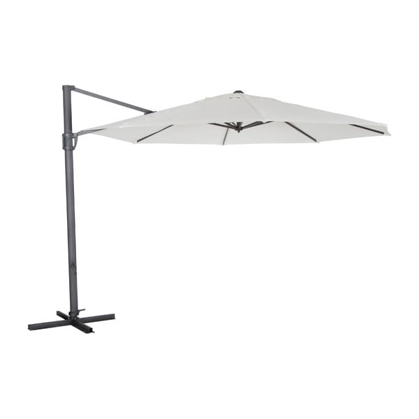 Umbrelă de soare Brafab Easy Sun, ∅ 350 cm, alb