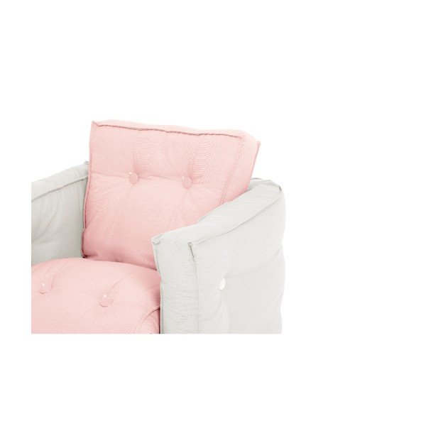 Fotoliu extensibil pentru copii Karup Design Mini Dice Pink//Creamy-image-2