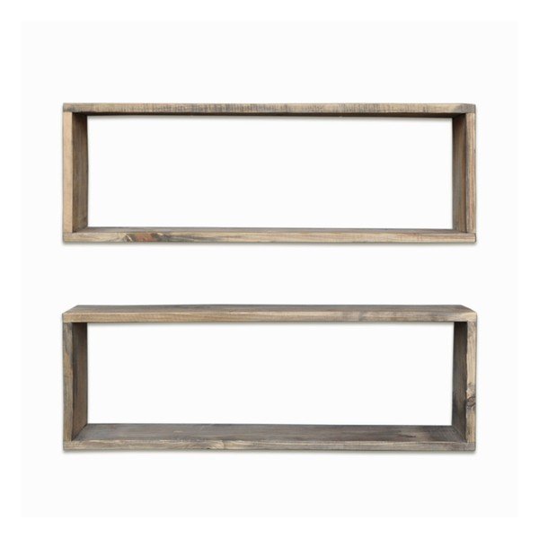 Set 2 rafturi din lemn Rectangle-image-2