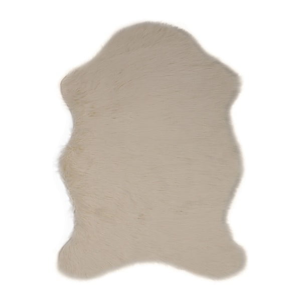 Covor din blană artificială Pelus Cream, 75 x 100 cm, crem
