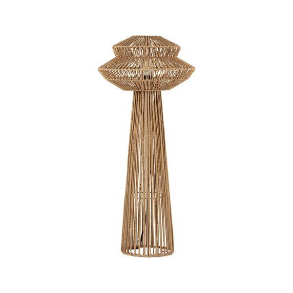 Lampadar în culoare naturală cu tapițerie din frânghie (înălțime 90,5 cm) Nua – Nova Luce