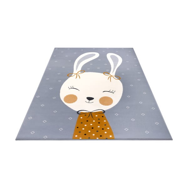Covor gri pentru copii 170x120 cm Bunny Polly - Hanse Home-image-2