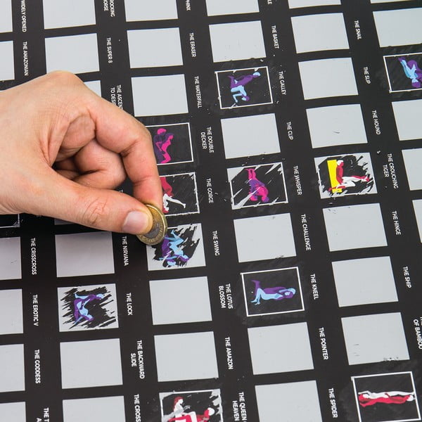 Poster răzuibil Gift Republic Kama Sutra Bucket List-image-2