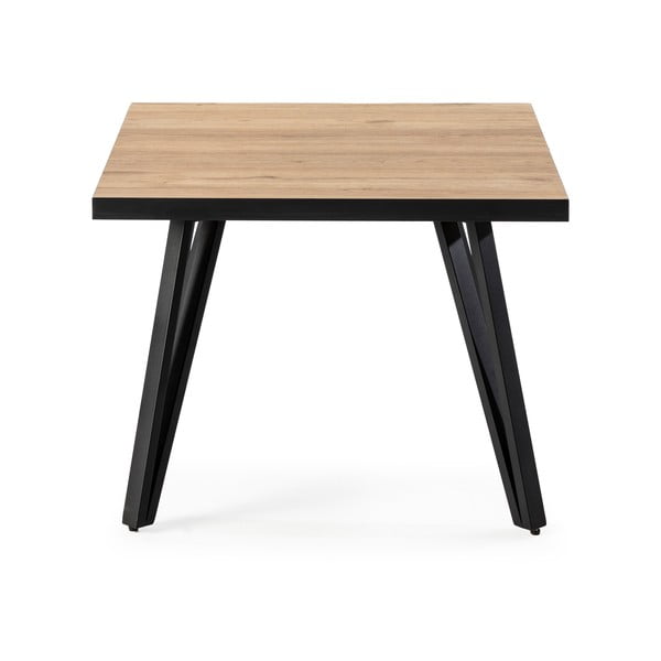 Măsuță de cafea cu blat cu aspect de lemn de stejar 60x60 cm Sindi – Marckeric-image-2