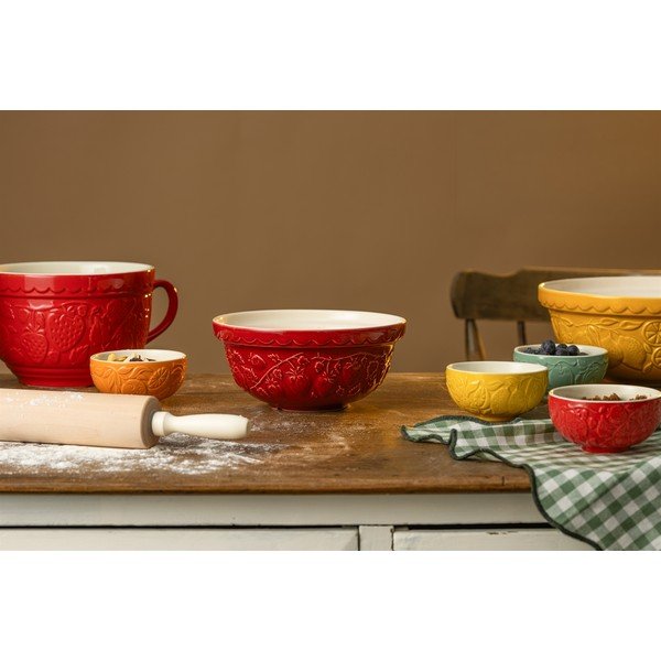 Bol roșu din gresie ø 21 cm Fruits Strawberry – Mason Cash-image-3