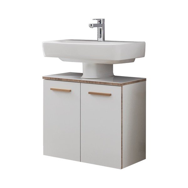 Dulap alb suspendat sub chiuvetă 60x53 cm Set 923 - Pelipal-image-2