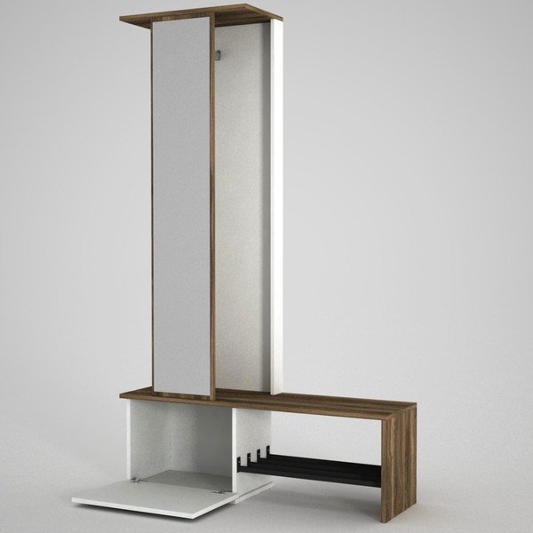 Cuier pentru hol Ponte Walnut-image-3