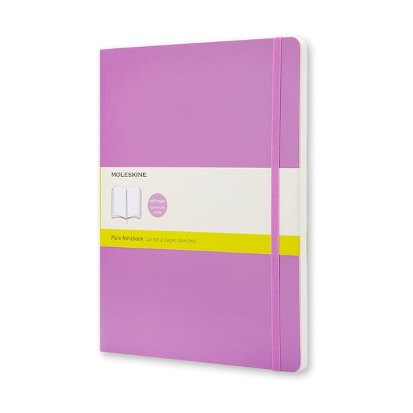 Notebook, XL, mov, Moleskine Soft, hârtie albă