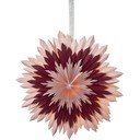 Decorațiune pentru Crăciun Star Trading Ice, roz, ø 60 cm