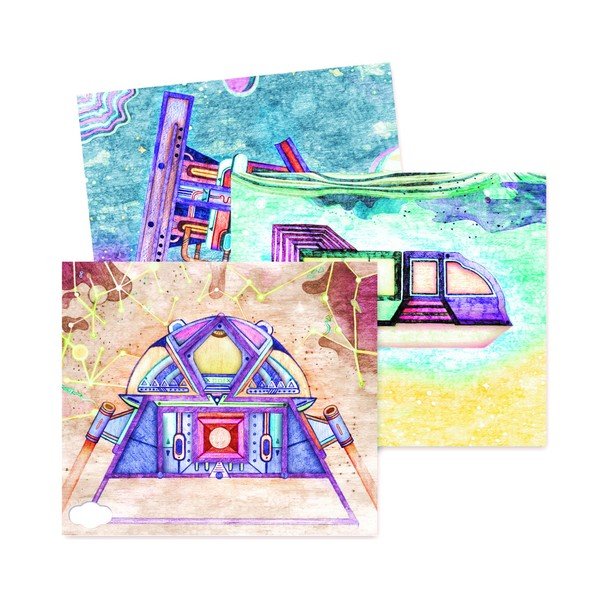 Set 3 imagini luminescente Djeco Odyssey-image-2
