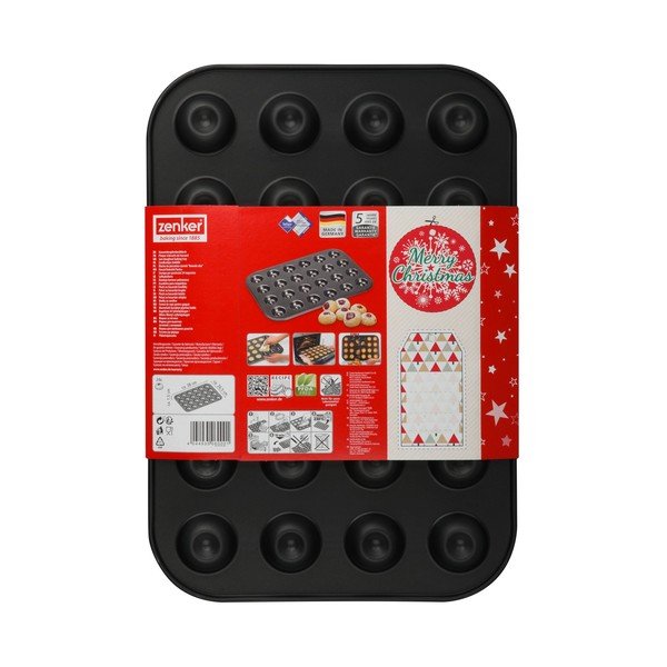 Tavă / Formă de copt fursecuri de Crăciun Zenker Sparkling Christmas, 38,5 x 27 cm-image-2