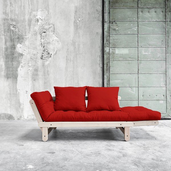Canapea extensibilă Beat Beech/Red-image-2