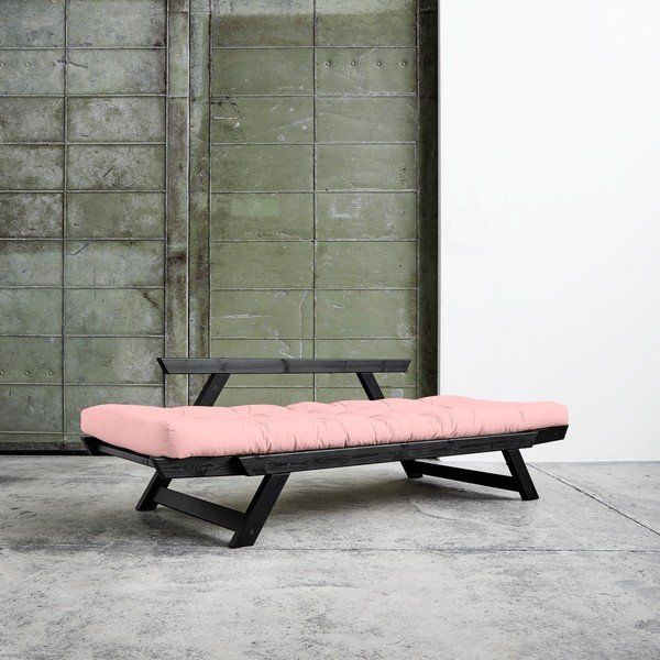 Canapea extensibilă Karup Bebop Black/Pink Peonie-image-2