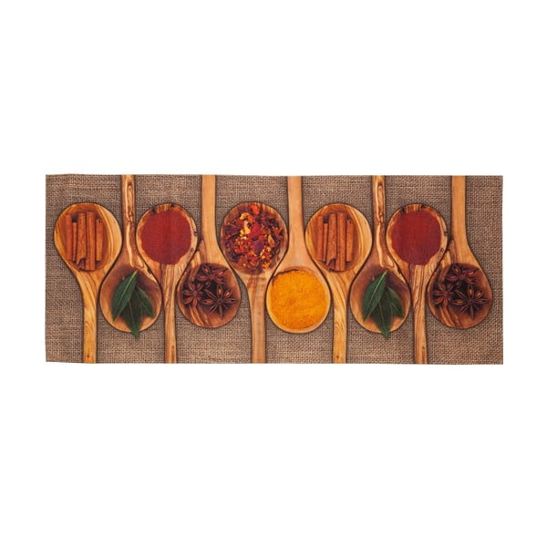 Covor pentru bucătărie rezistent Floorita Spices, 60 x 150 cm