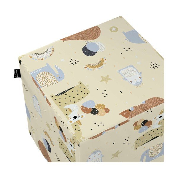 Puf de copii bej Magic - Yellow Tipi-image-1