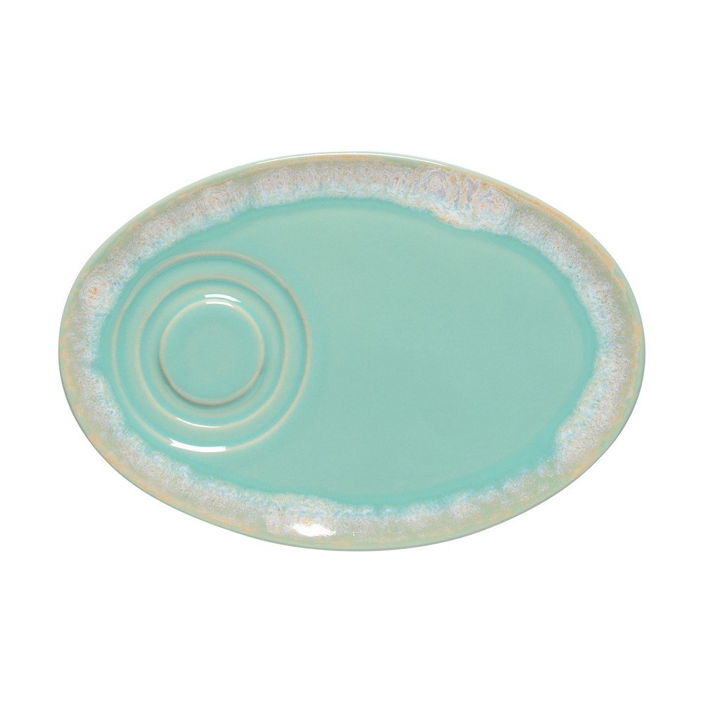 Farfurioară turcoaz din gresie ceramică Grespresso – Costa Nova
