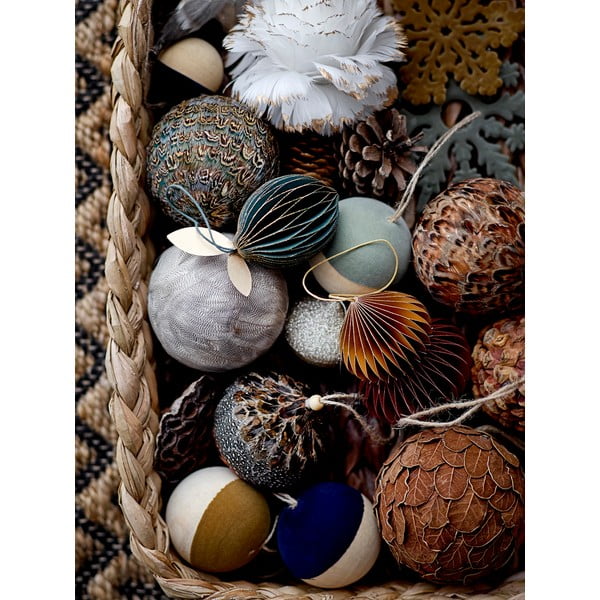 Decorațiune suspendată de Crăciun Bloomingville Zada, maro-image-1