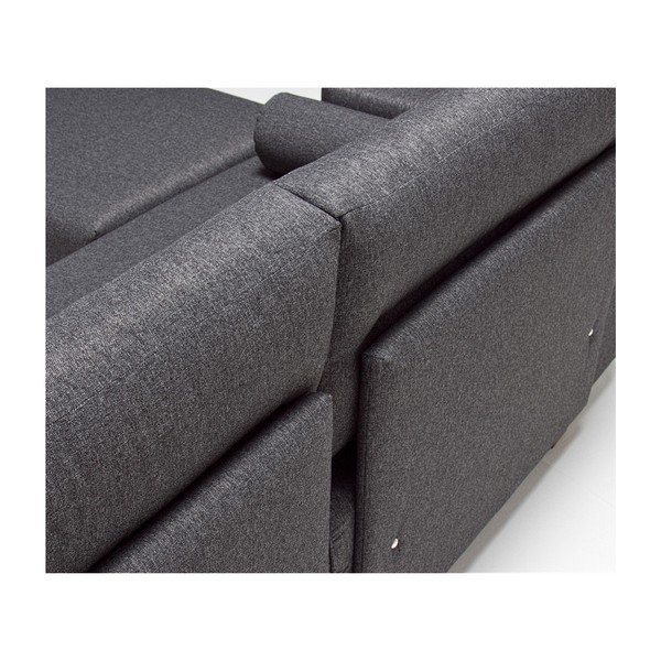 Canapea cu picioare Balcab Home Ivett, gri-image-3