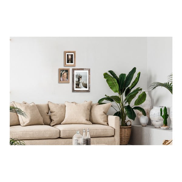 Ramă foto pentru fotografii Styler Bergen Shabby, 34 x 44,5 cm, maro-image-1