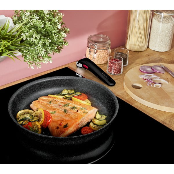 Set de vase pentru gătit 7 buc. din aluminiu INGENIO Black stone L3998702 – Tefal-image-2
