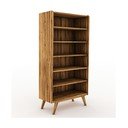 Bibliotecă din lemn de stejar 100x200 cm Retro - The Beds