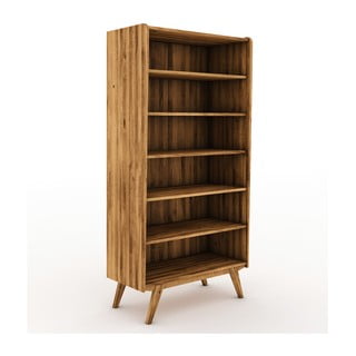 Bibliotecă din lemn de stejar 100x200 cm Retro - The Beds