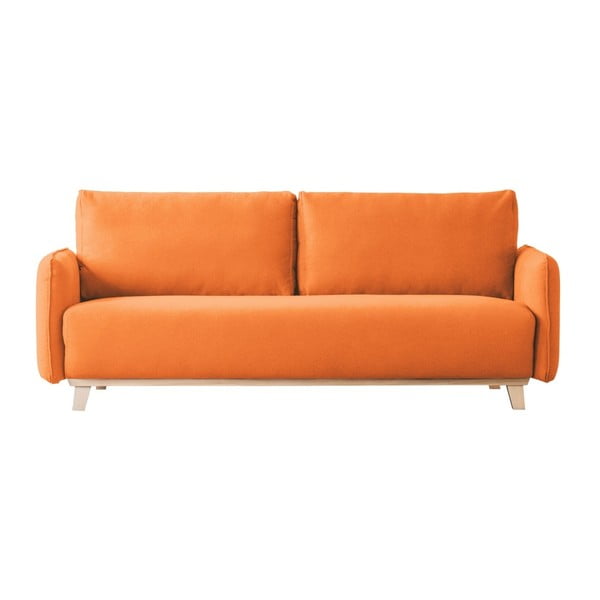 Canapea cu 3 locuri Kooko Home Bebop, portocaliu