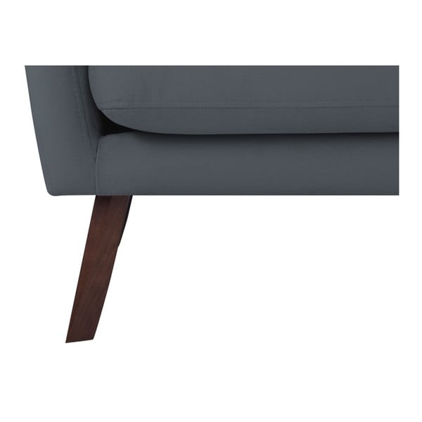 Canapea cu 2 locuri Mazzini Sofas Cotton, gri închis-image-4