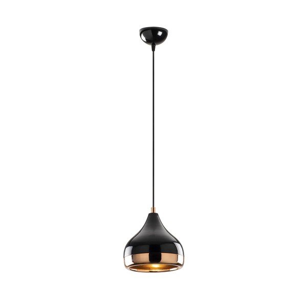 Lustră Opviq lights Yildo, ø 17 cm, negru-arămiu-image-2