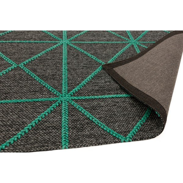 Covor Asiatic Carpets Prism, 120 x 170 cm, negru-verde-image-1
