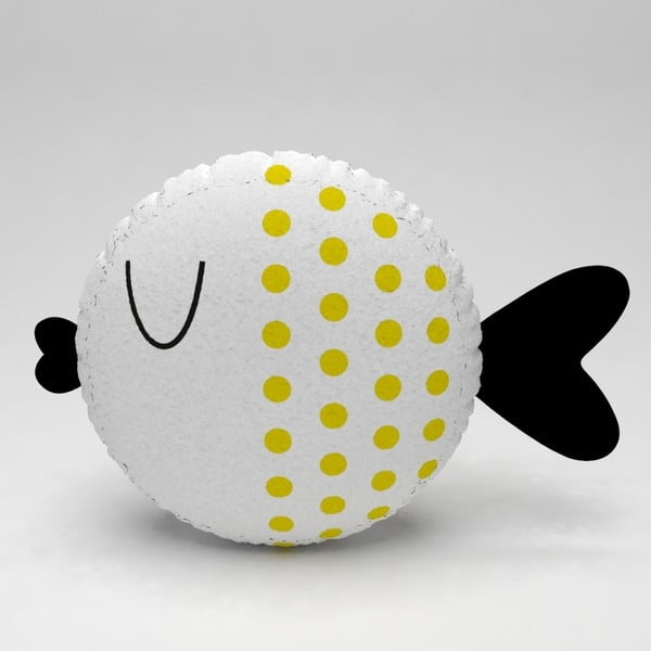 Pernă pentru copii OYO Kids Fish With Yellow Dots
