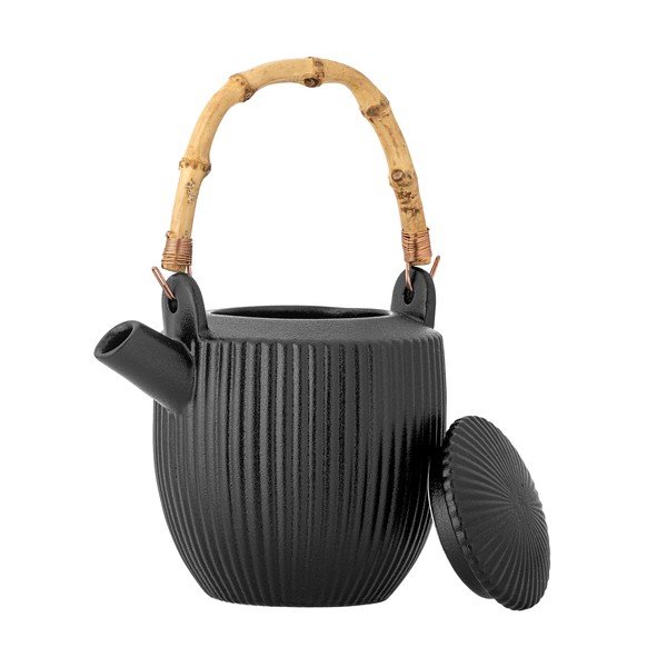 Ceainic negru din gresie ceramică 850 ml Neri – Bloomingville-image-4