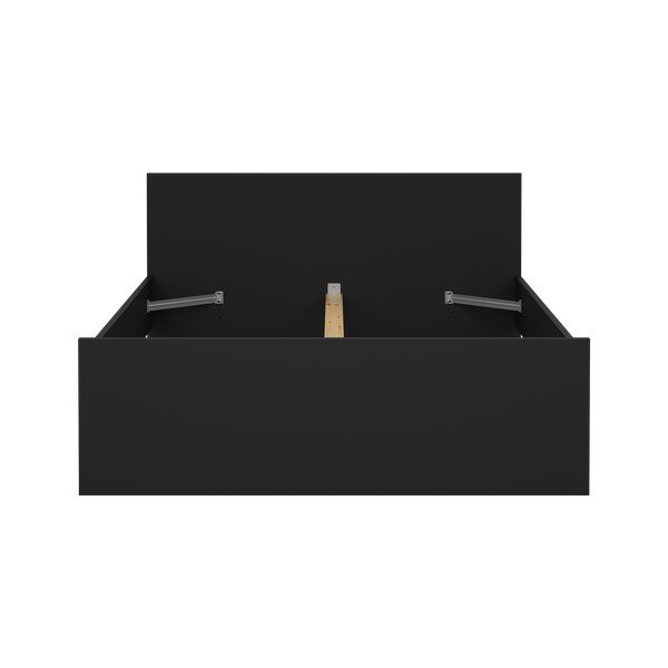 Pat matrimonial negru 140x190 cm Naia – Tvilum-image-3