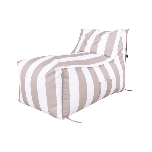 Beanbag pentru grădină alb-gri – Bonami Essentials