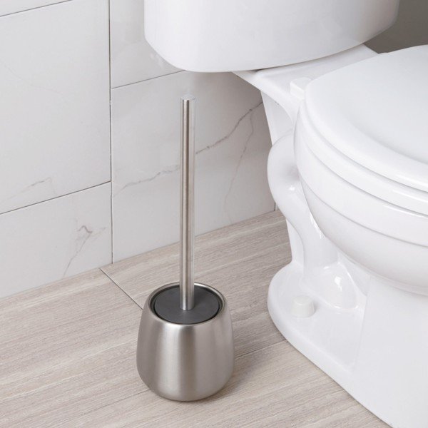 Perie pentru toaletă iDesign Brizo, argintiu-image-3