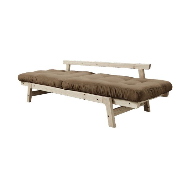 Canapea variabilă KARUP Design Step Natural/Mocca-image-4