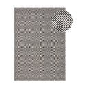 Covor de exterior NORTHRUGS Karo, 140 x 200 cm, negru-alb