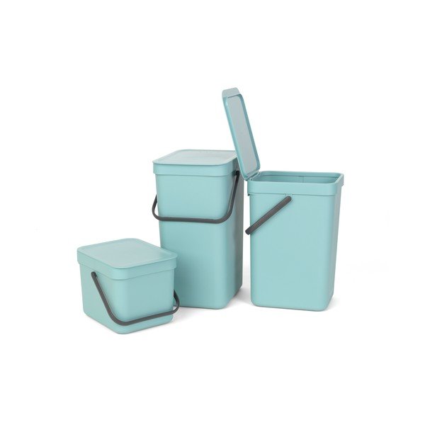 Coș Sort & Go, 6 l, verde-mentă-image-3